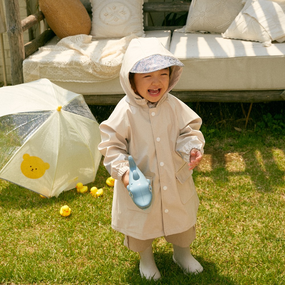 아가드 유아 안전 우비 레인코트 아기 아동 우의 비옷